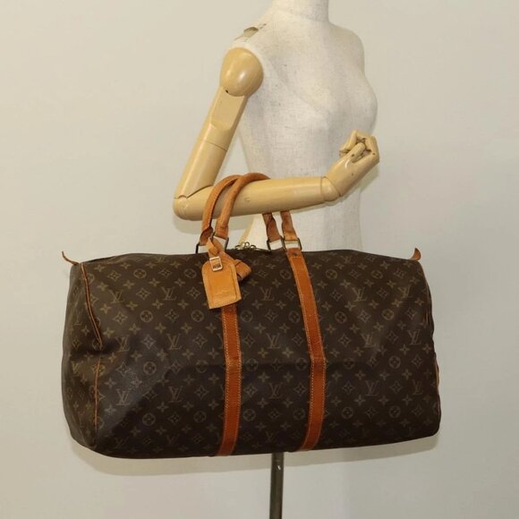 LOUIS VUITTON Monogram Keepall 55 Boston Bag - Picture 14 of 16
